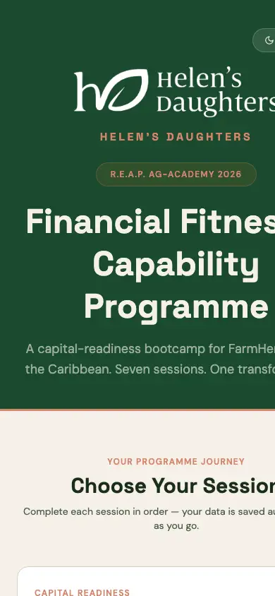 HD-REAP workbook on mobile